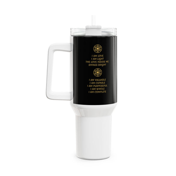 AFFIRMATION - Tumbler, 40oz - BLACK