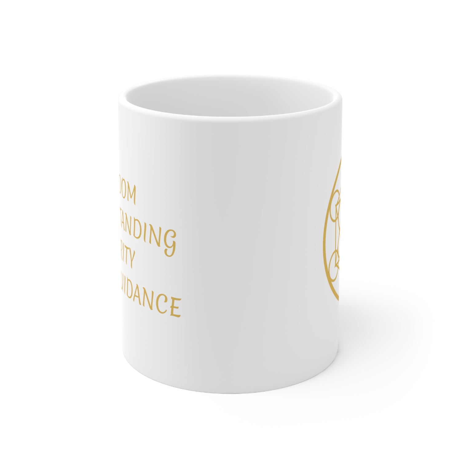 WISDOM UNDERSTANDING CLARITY DIVINE GUIDANCE - Ceramic Mug 11oz