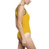 GRATITUDE IS KEY!!! - Women's Classic One-Piece Swimsuit (AOP) - YELLOW