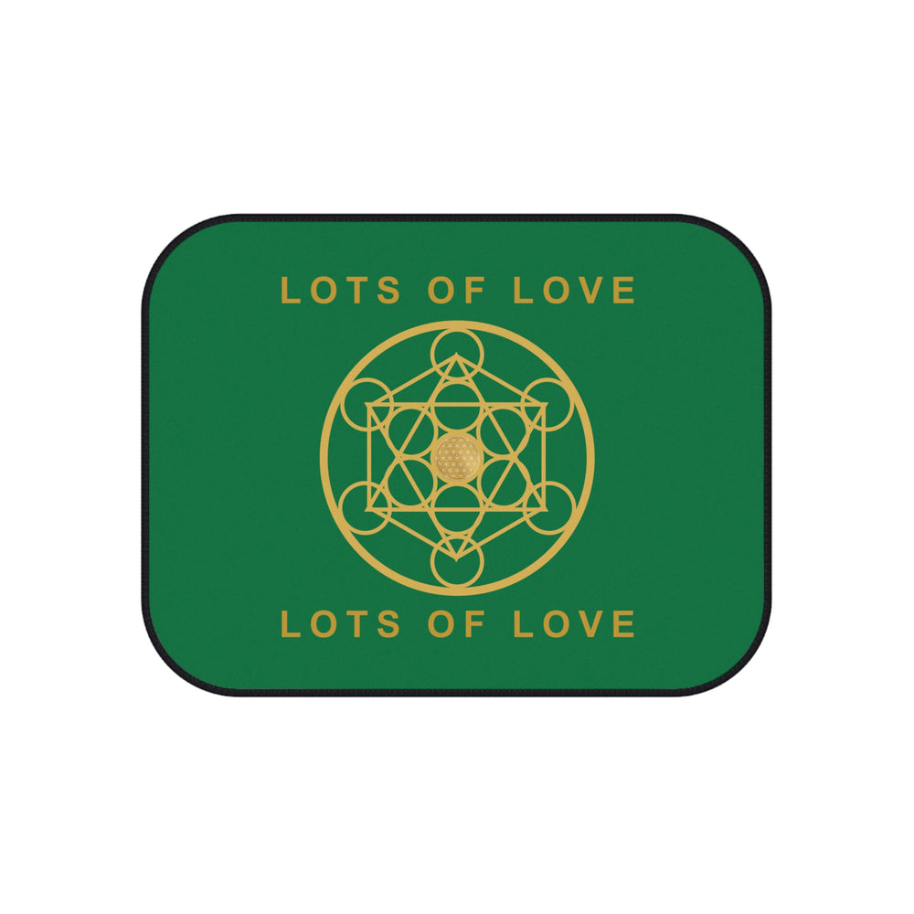 LOTS OF LOVE - Car Mats (Set of 4) - Green
