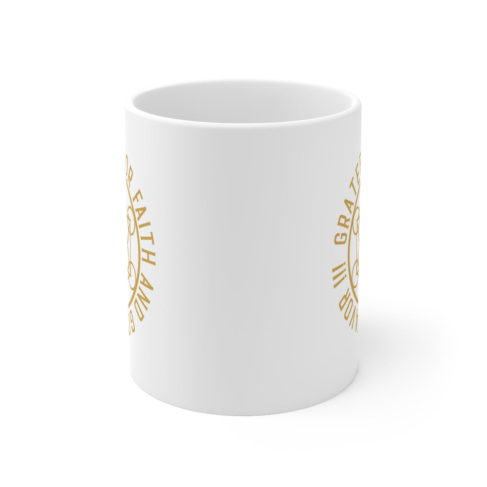 GRATEFUL FOR FAITH AND GOD'S FAVOR!!! - Ceramic Mug 11oz