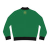 GRATITUDE TO THE FULLEST!!! - Women's Bomber Jacket (AOP) - GREEN