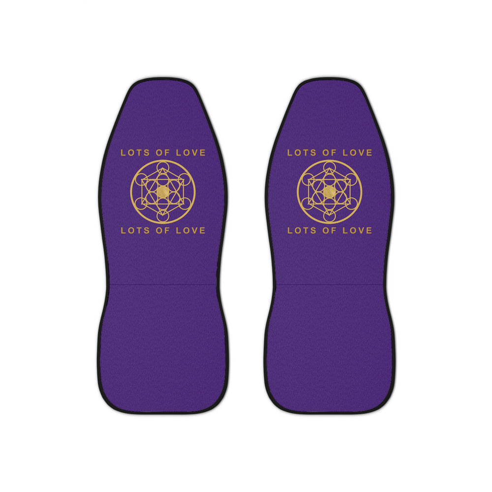 LOTS OF LOVE - Car Seat Covers - Purple