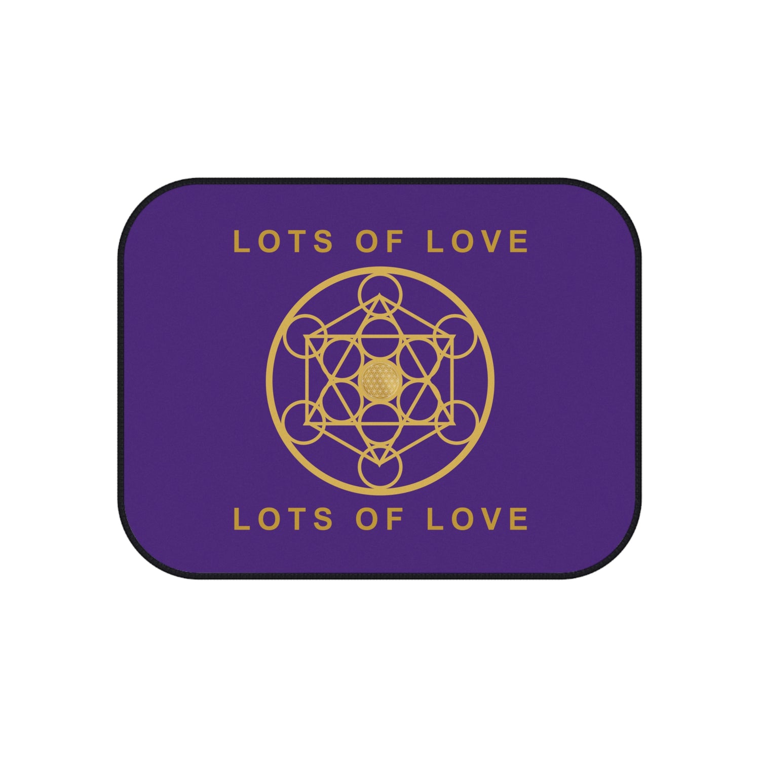 LOTS OF LOVE - Car Mats (Set of 4) - Purple