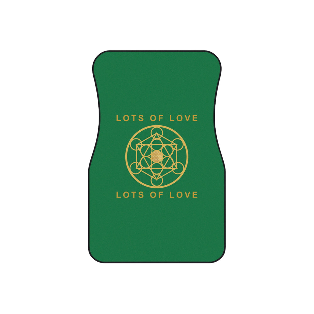 LOTS OF LOVE - Car Mats (Set of 4) - Green