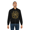 I AM BLESSED I AM HIGHLY FAVORED!!!- Men's Bomber Jacket (AOP) - BLACK