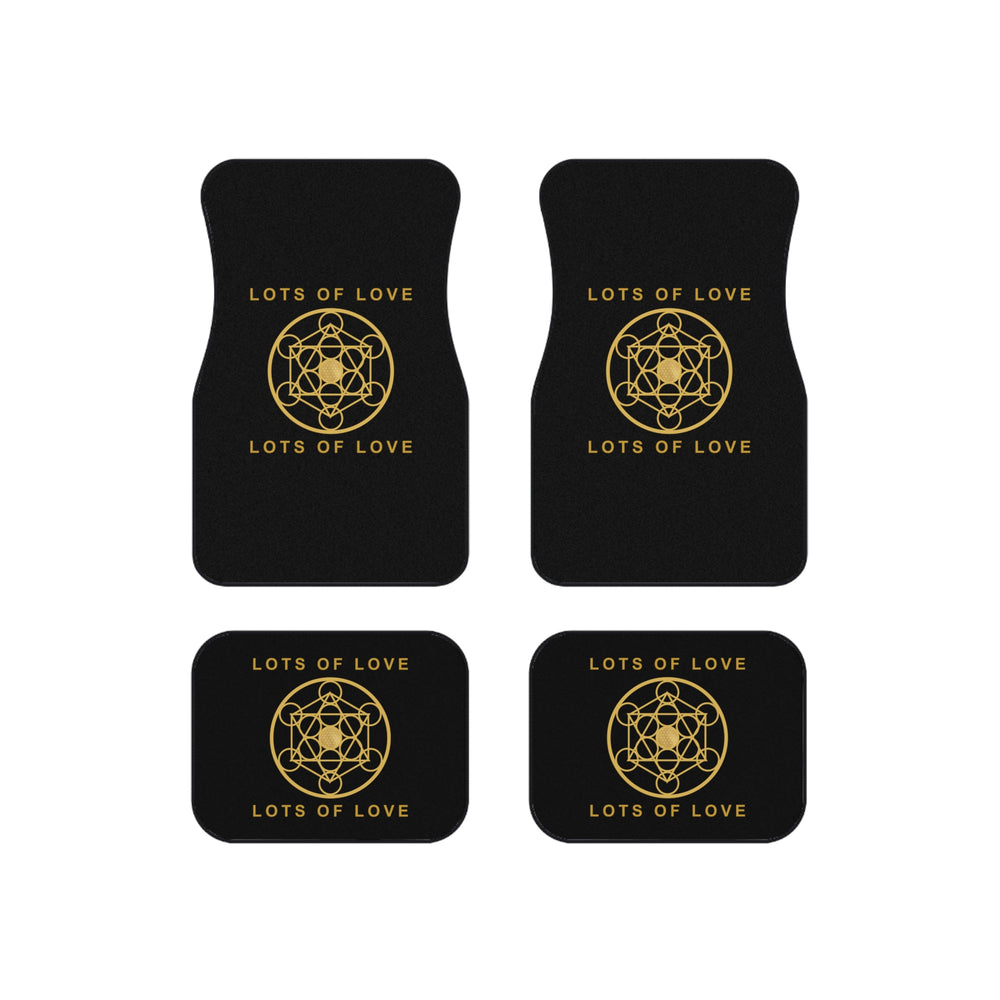 LOTS OF LOVE - Car Mats (Set of 4) - Black
