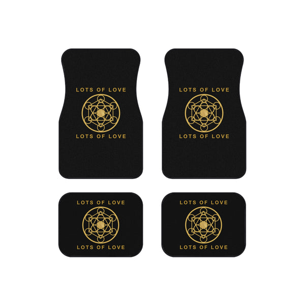 LOTS OF LOVE - Car Mats (Set of 4) - Black