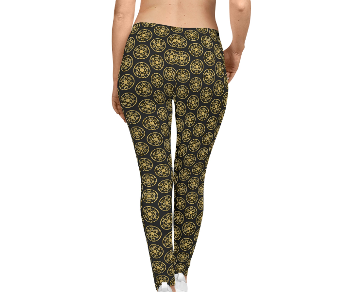 DYNYSTY'S LEGGINGS - Women's Casual Leggings (AOP) - Black