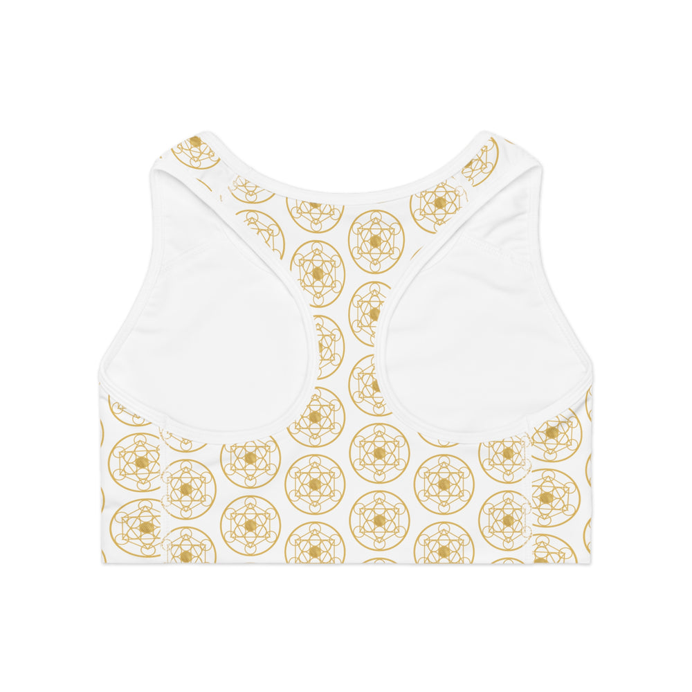 BLESSED - Boxed Design - Sports Bra (AOP)
