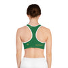 DYNYSTY - Sports Bra (AOP)  - GREEN