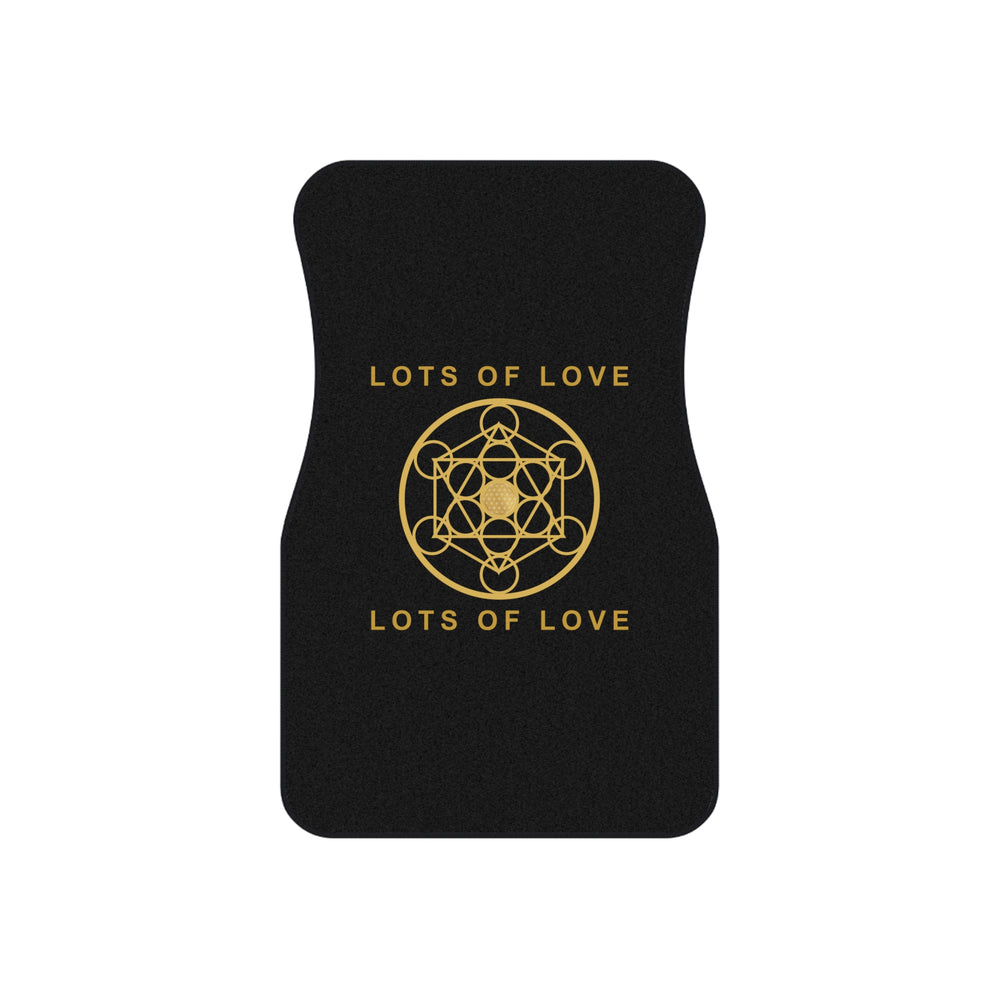 LOTS OF LOVE - Car Mats (Set of 4) - Black