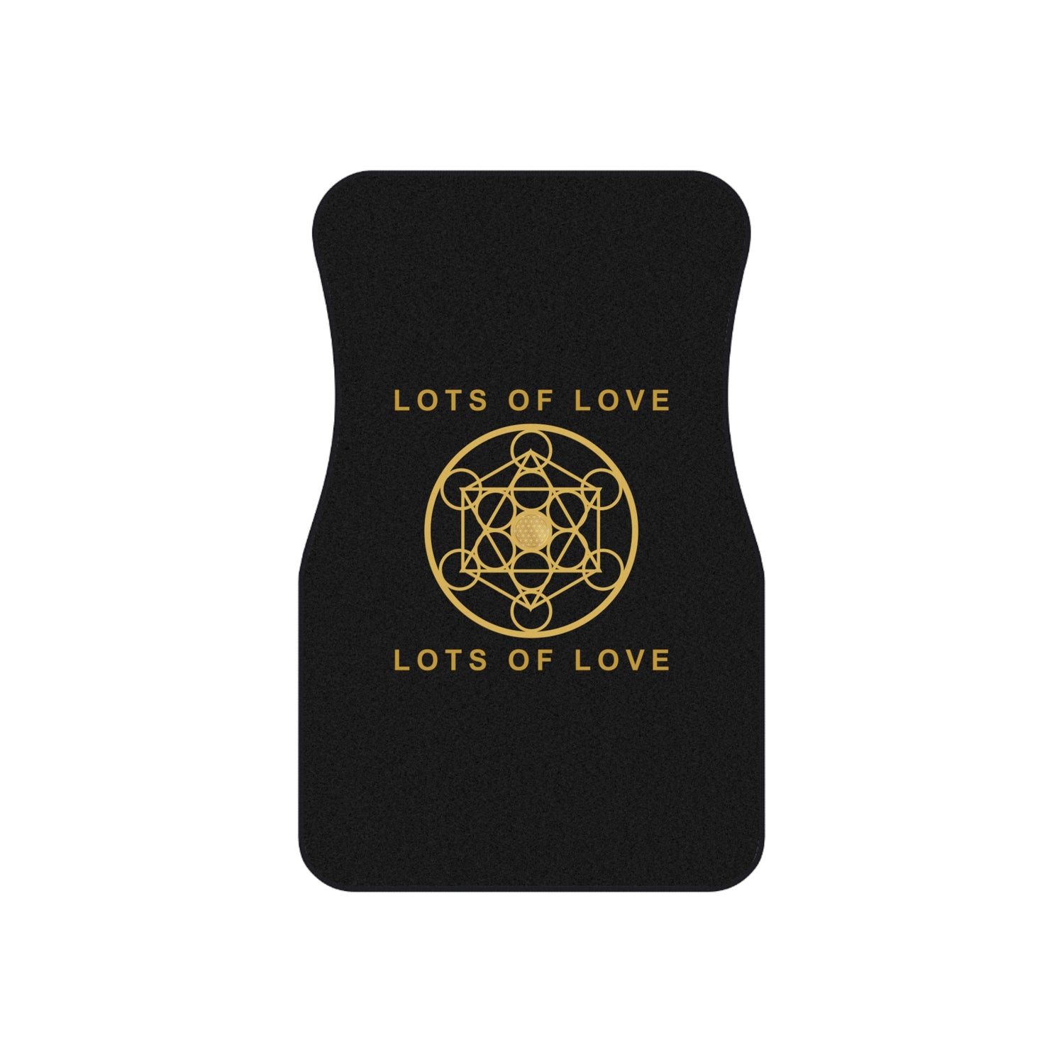 LOTS OF LOVE - Car Mats (Set of 4) - Black