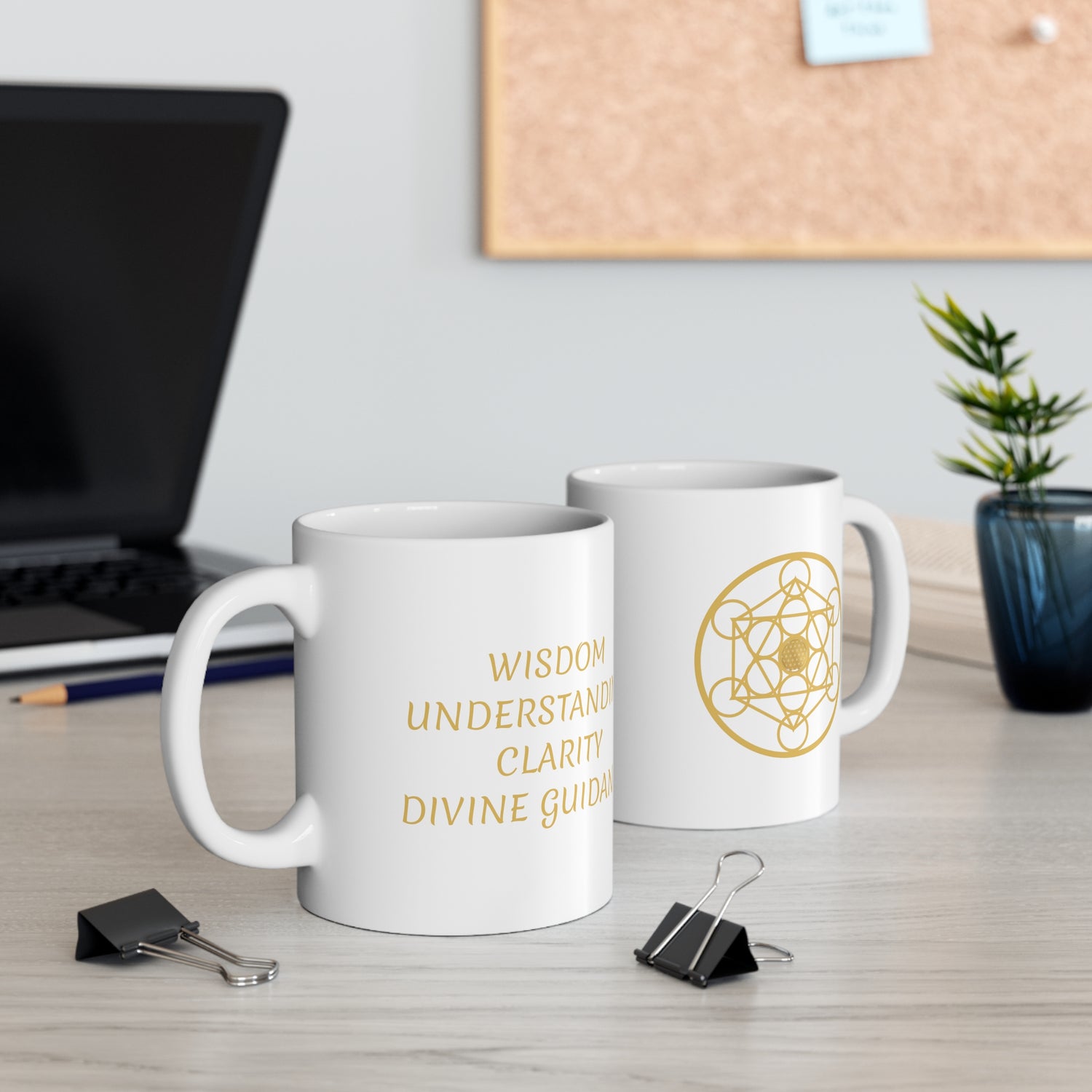 WISDOM UNDERSTANDING CLARITY DIVINE GUIDANCE - Ceramic Mug 11oz