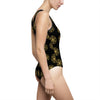 BLESSED - Women's Classic One-Piece Swimsuit (AOP) - BLACK