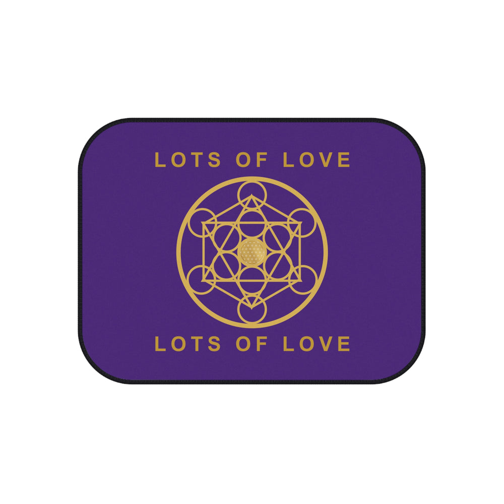 LOTS OF LOVE - Car Mats (Set of 4) - Purple