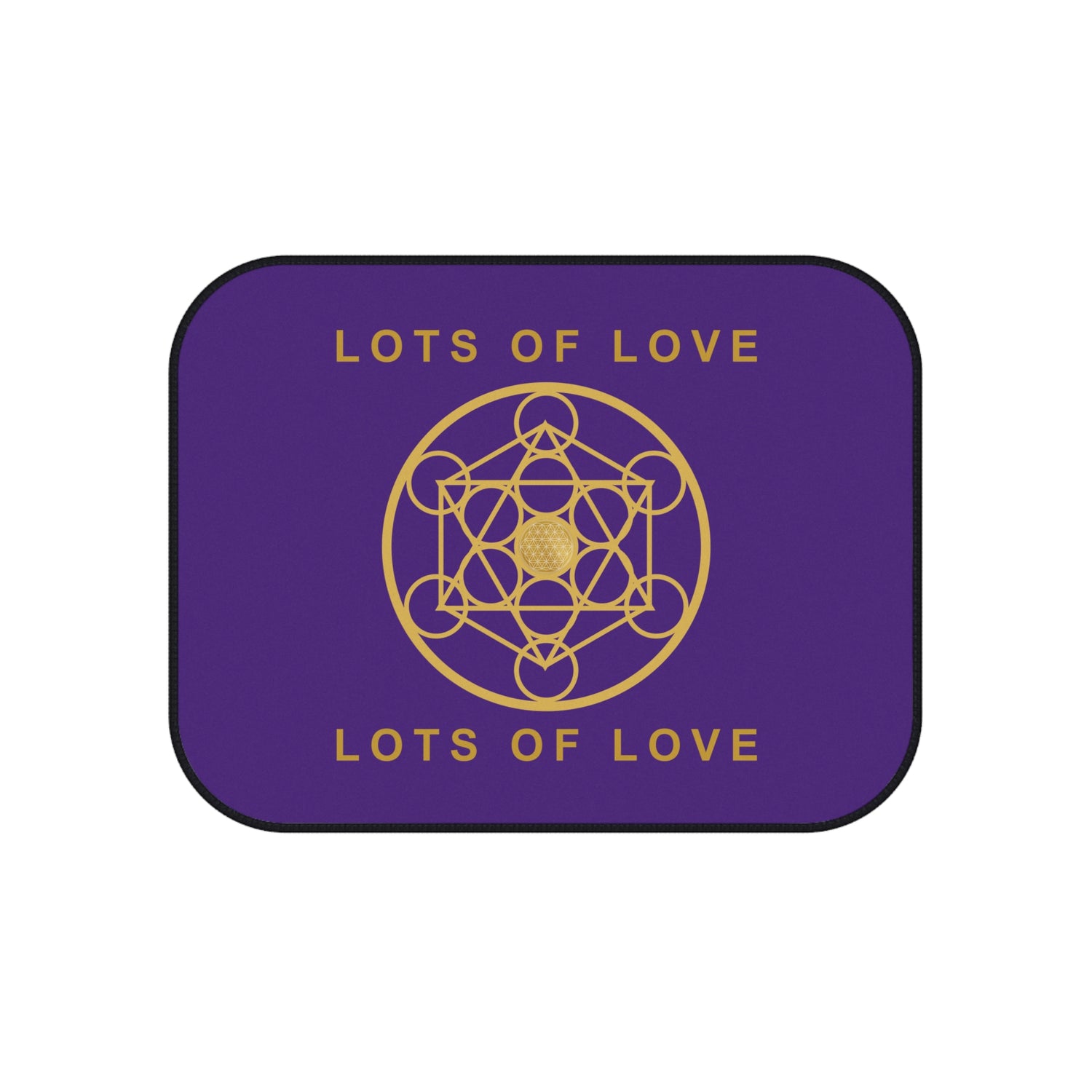 LOTS OF LOVE - Car Mats (Set of 4) - Purple