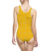 BLESSED - Women's Classic One-Piece Swimsuit (AOP) - YELLOW
