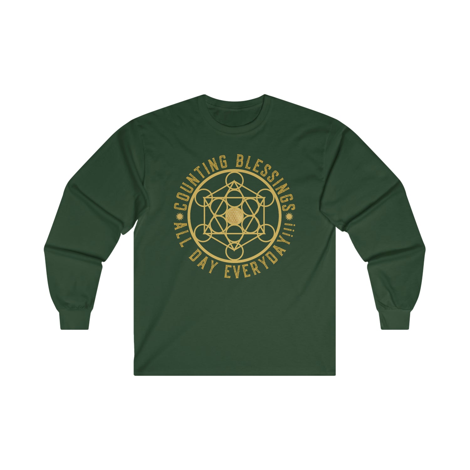 COUNTING BLESSINGS ALL DAY EVERYDAY!!! - Ultra Cotton Long Sleeve Tee
