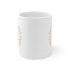 PEACE LOVE LIGHT INSIGHT - Ceramic Mug 11oz