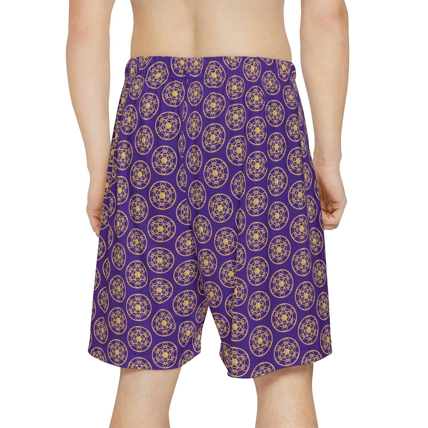 DYNYSTY - Men’s Sports Shorts (AOP) - Purple