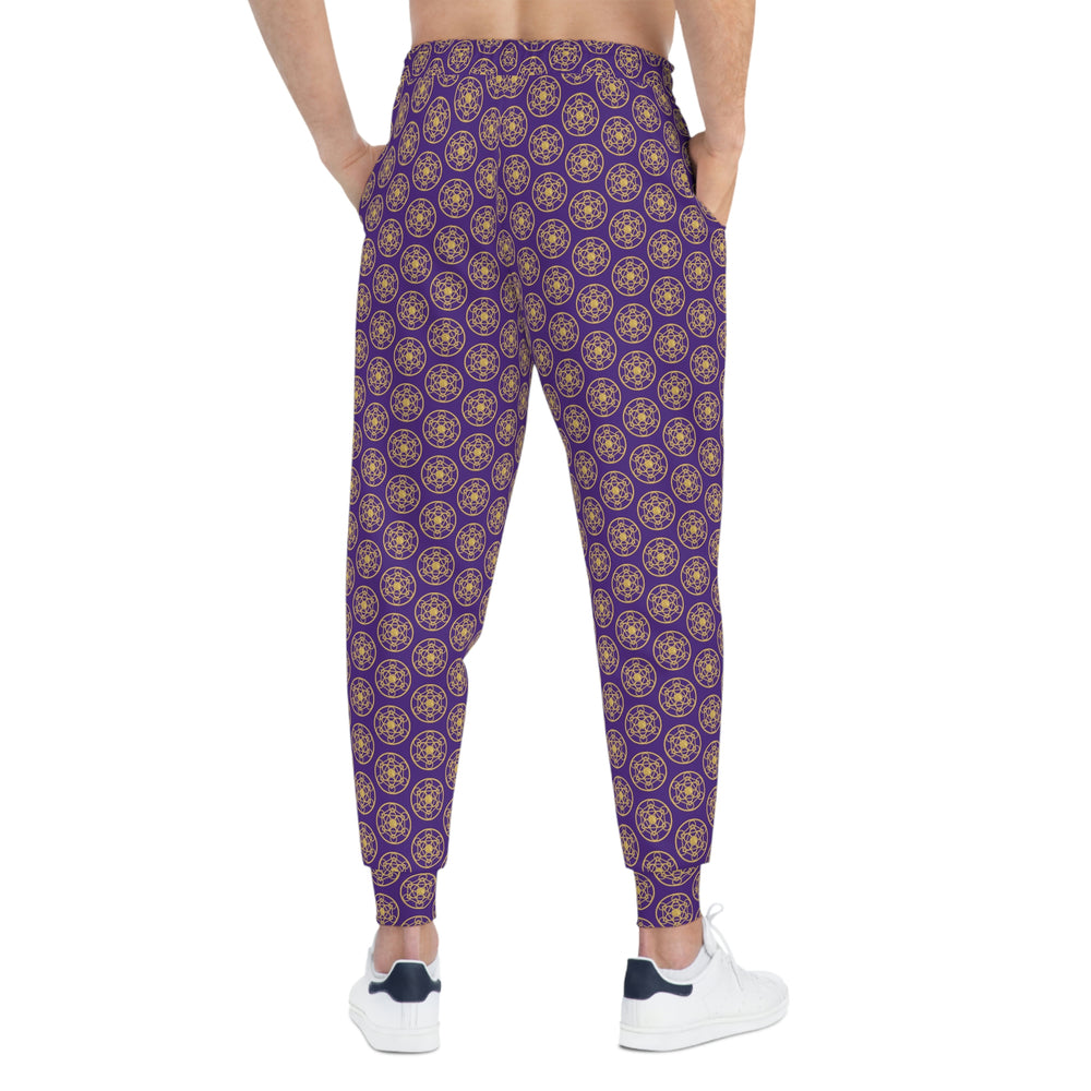 DYNYSTY - Athletic Joggers (AOP) - Purple
