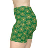 DYNYSTY - Women's Biker Shorts (AOP) - Green
