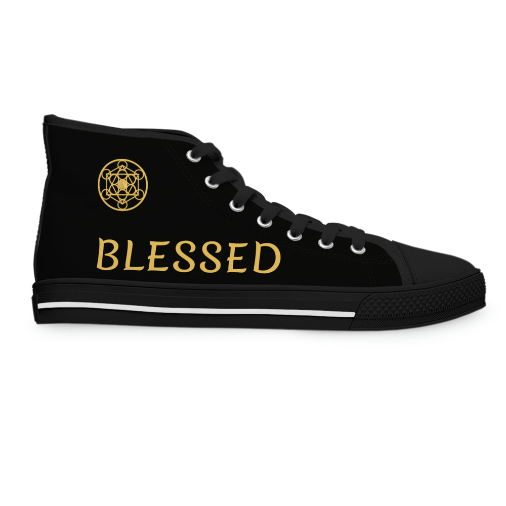 Blessed DYNYSTY - Women's High Top Sneakers - Black