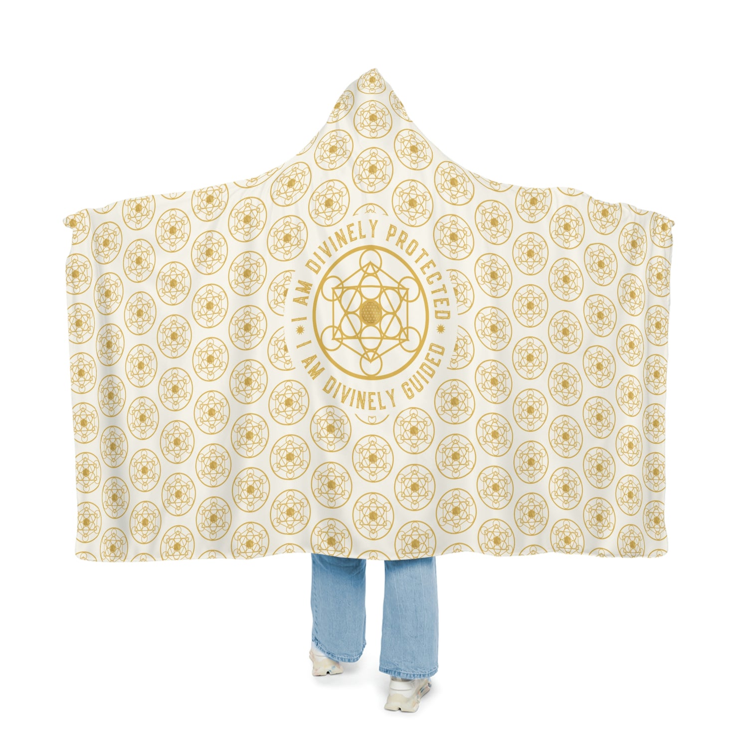I AM DIVINELY PROTECTED I AM DIVINELY GUIDED - Snuggle Blanket