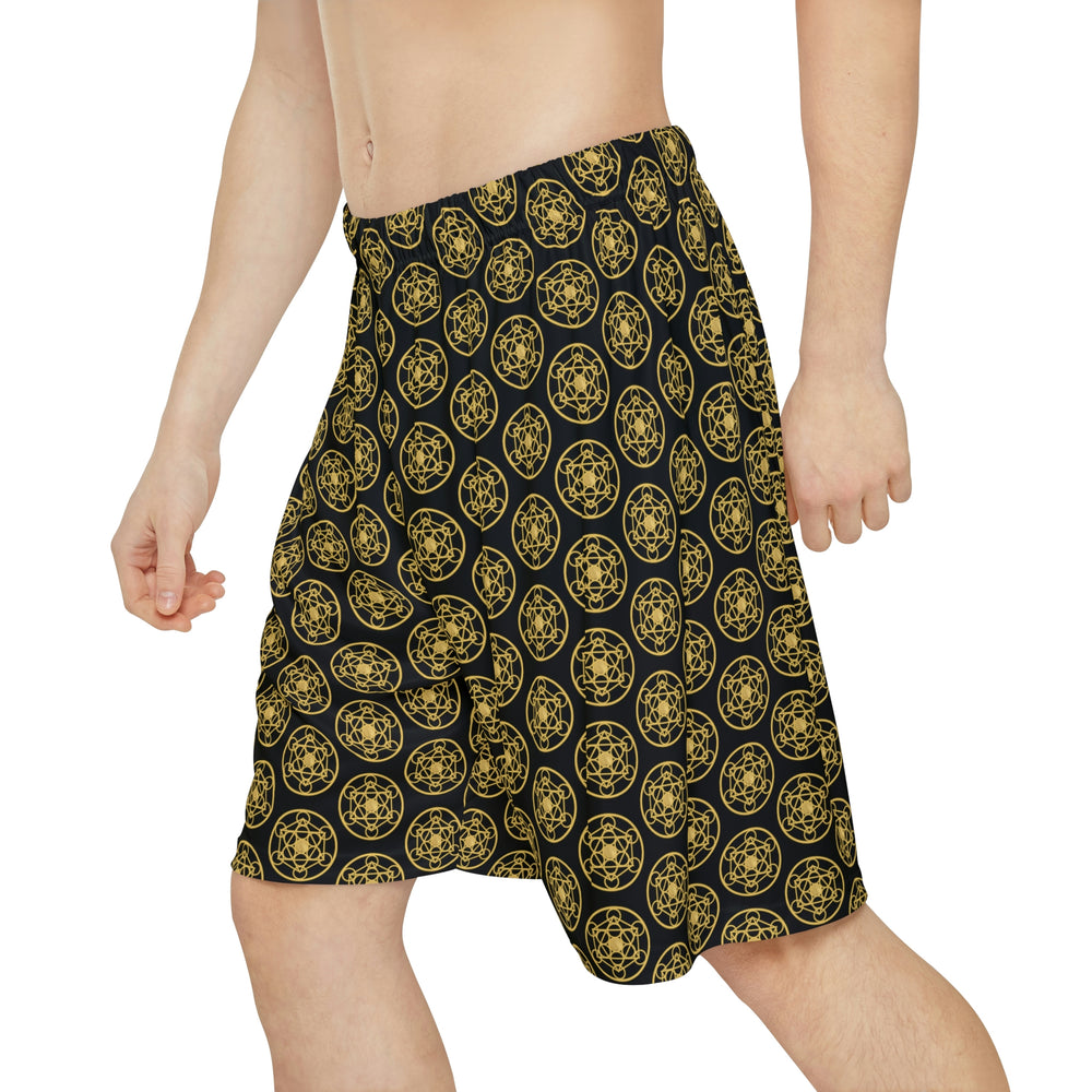 DYNYSTY - Men’s Sports Shorts (AOP) - Black