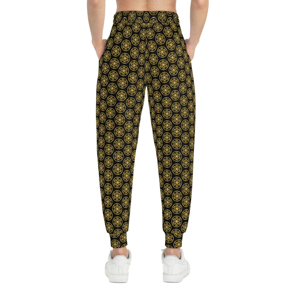 DYNYSTY - Athletic Joggers (AOP) - Black