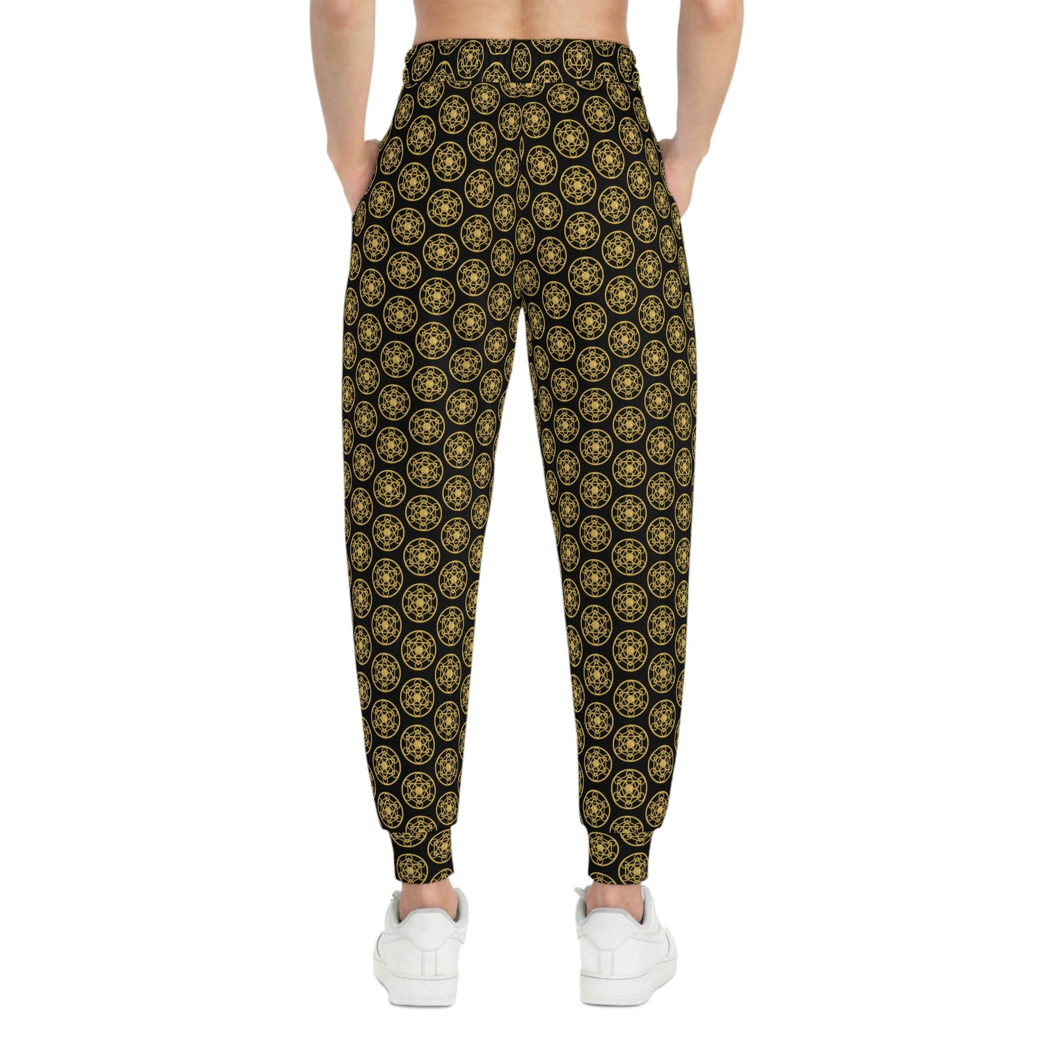 DYNYSTY - Athletic Joggers (AOP) - Black