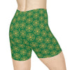 DYNYSTY - Women's Biker Shorts (AOP) - Green