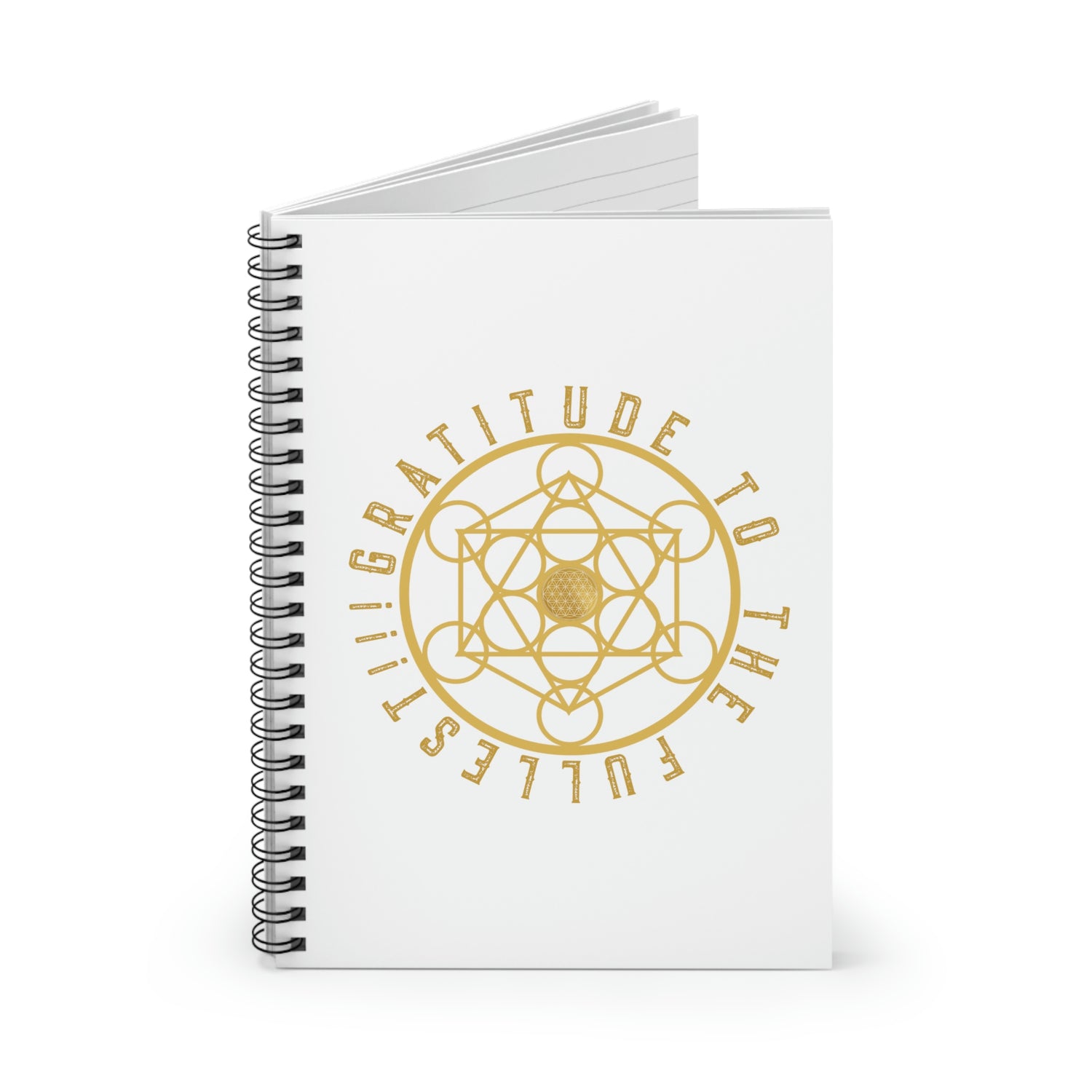 GRATITUDE TO THE FULLEST!!! - Spiral Notebook - Ruled Line