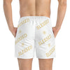 BLESSED - Swim Trunks (AOP) - White