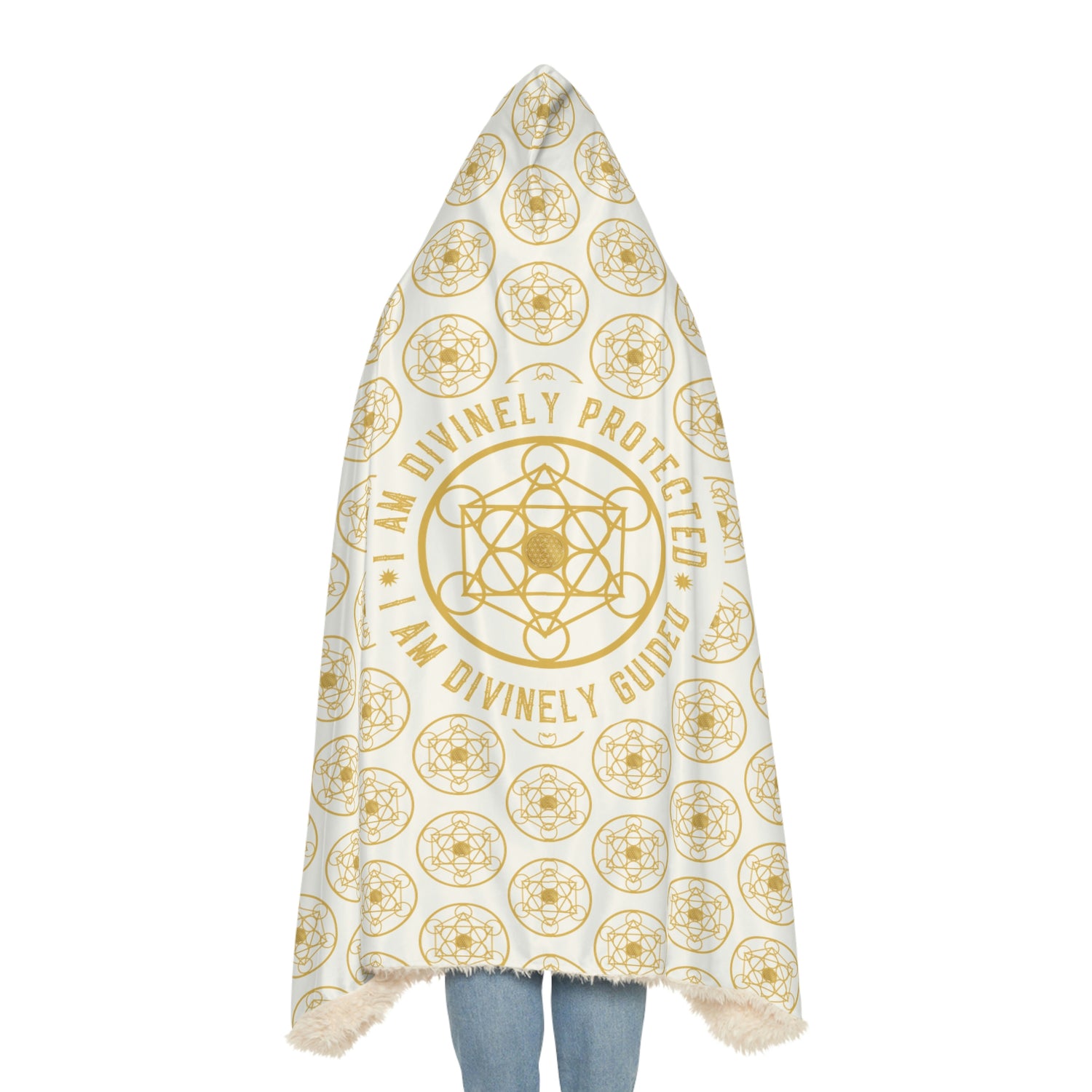 I AM DIVINELY PROTECTED I AM DIVINELY GUIDED - Snuggle Blanket
