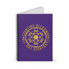 COUNTING BLESSINGS ALL DAY EVERYDAY!!! - Spiral Notebook - Ruled Line - Purple