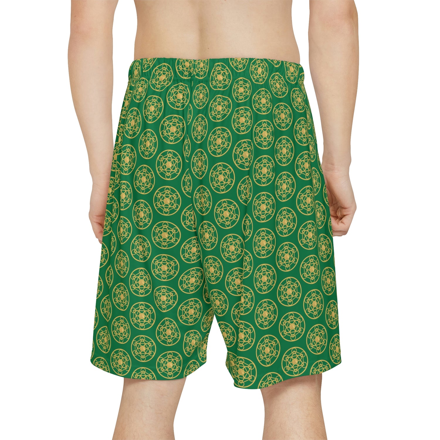 DYNYSTY - Men’s Sports Shorts (AOP) - Green