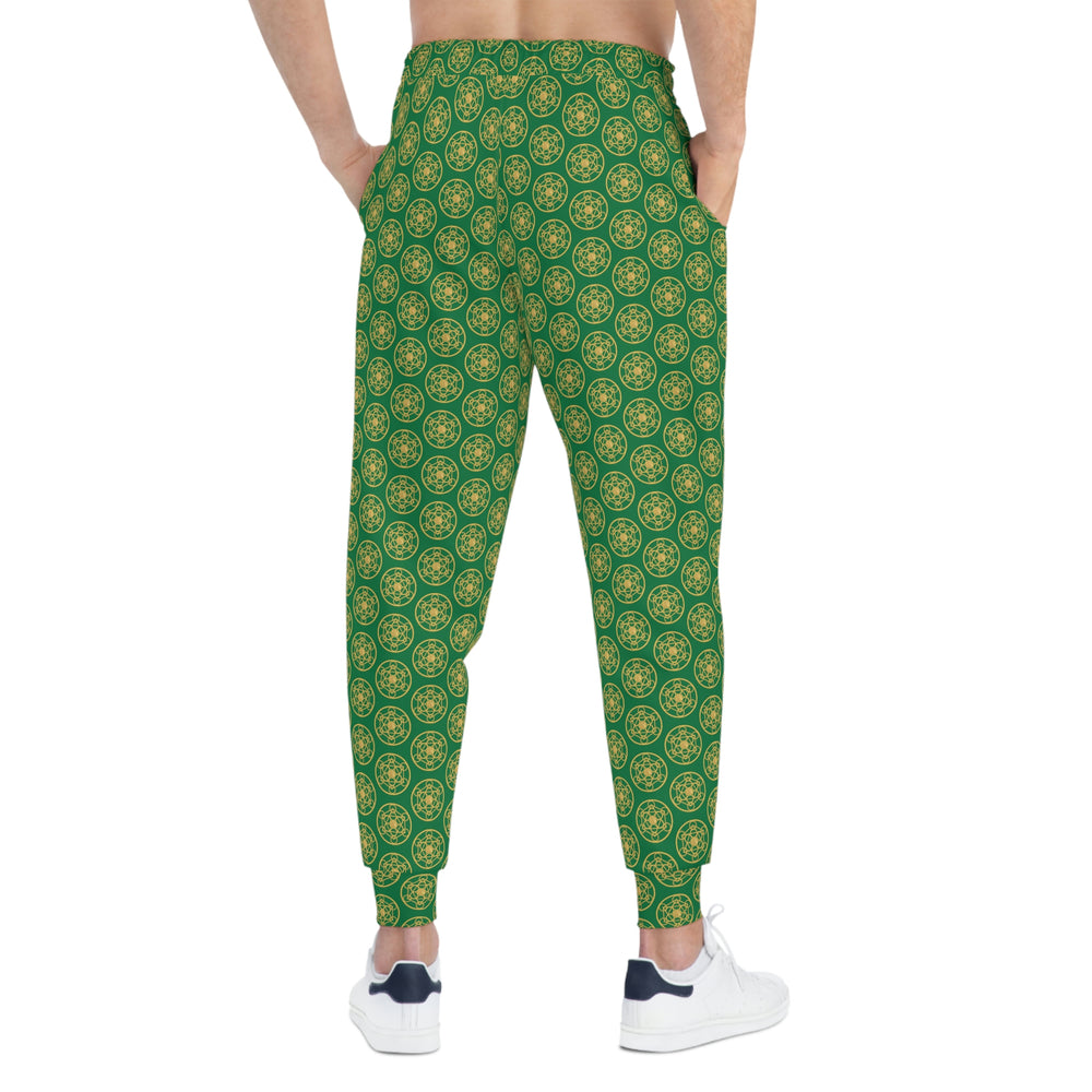 DYNYSTY - Athletic Joggers (AOP) - Green