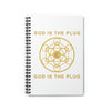 GOD IS THE PLUG - Spiral Notebook - Ruled Line