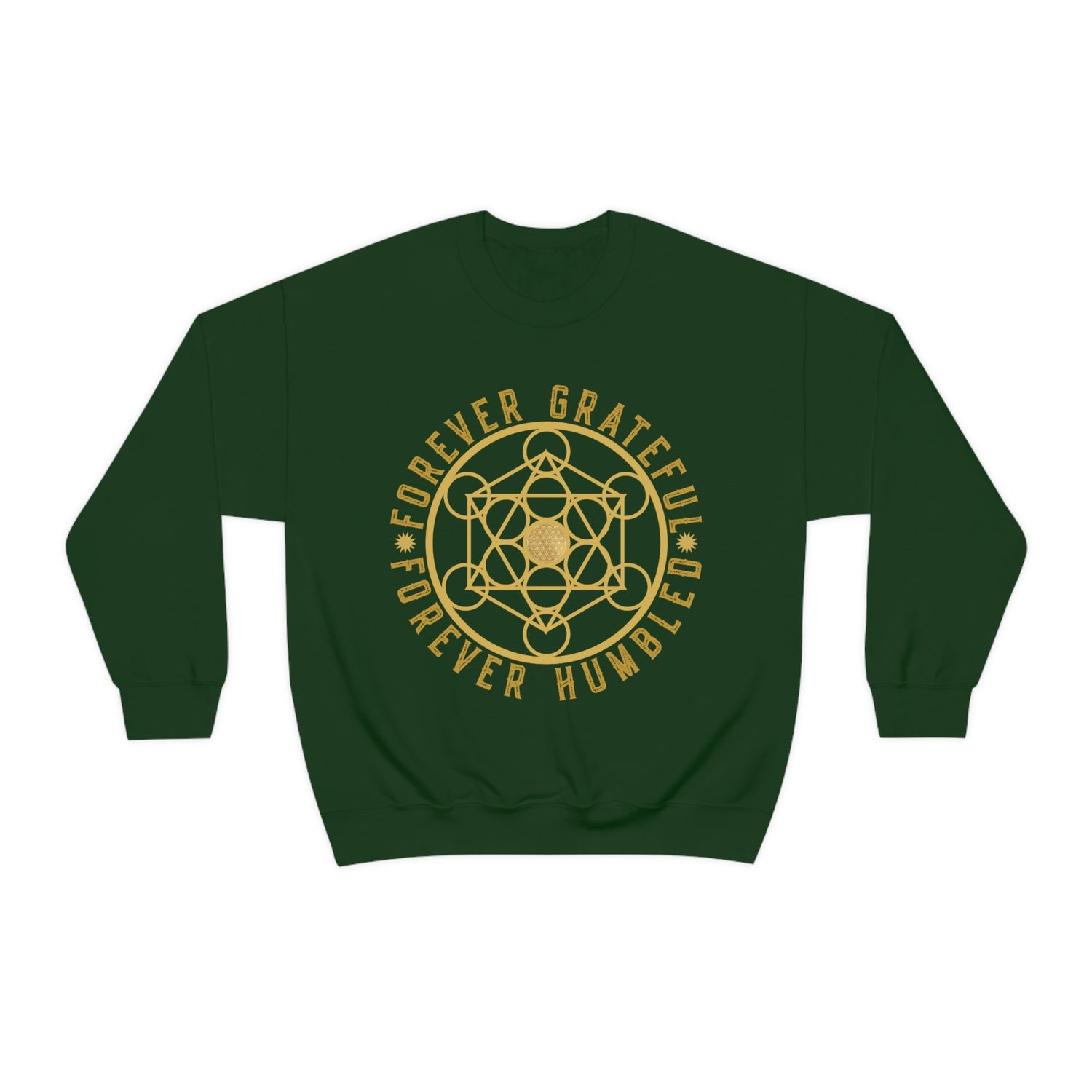 FOREVER GRATEFUL FOREVER HUMBLED - Unisex Heavy Blend™ Crewneck Sweatshirt