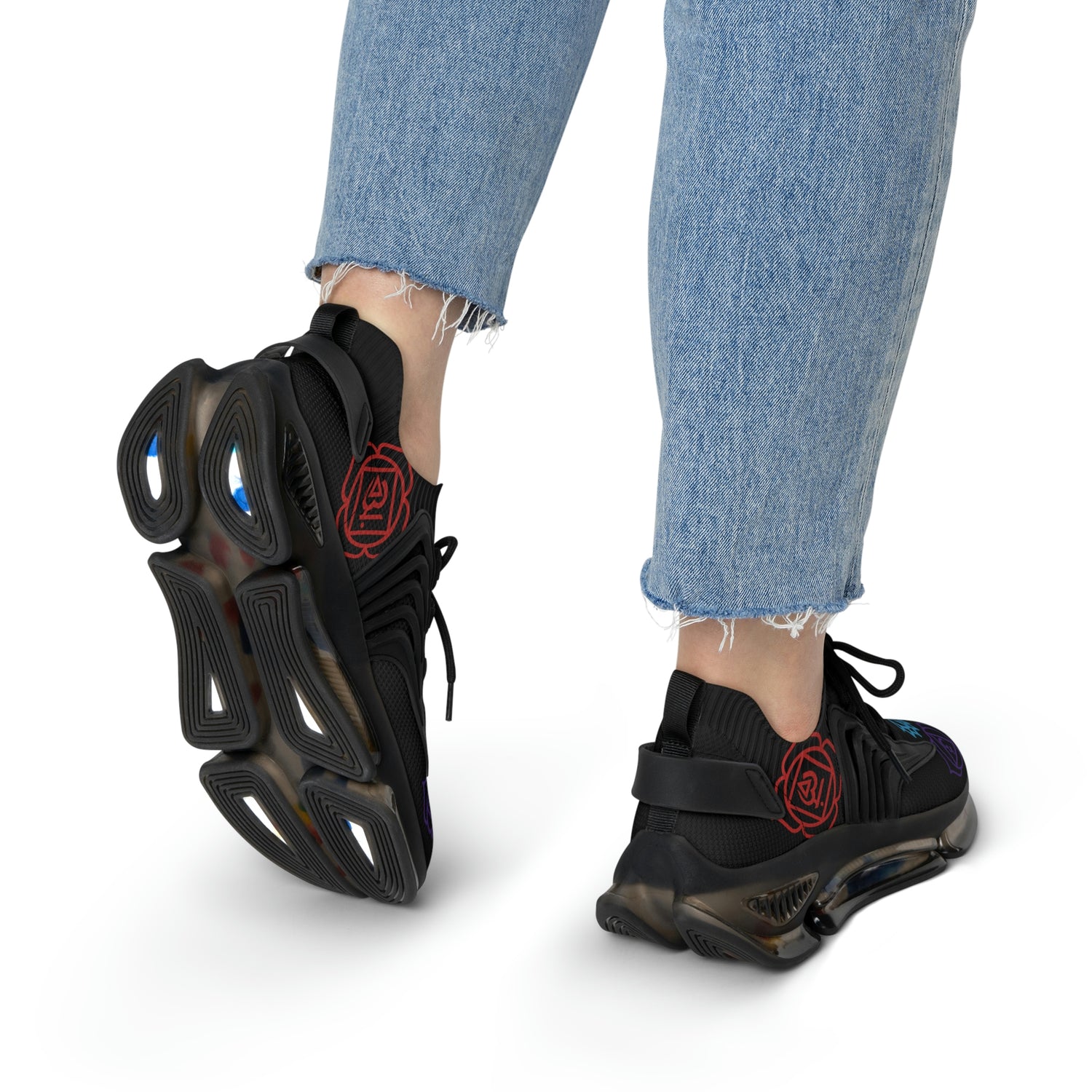 CHAKRA DYNYSTY - Women's Mesh Sneakers - Black