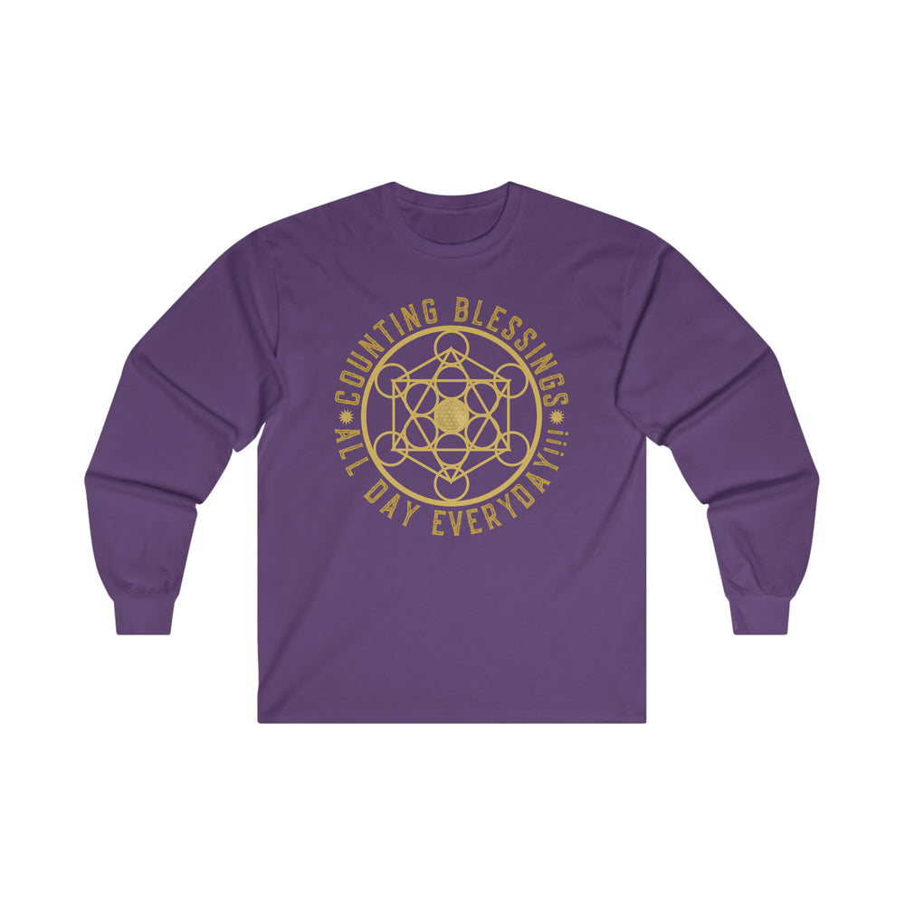 COUNTING BLESSINGS ALL DAY EVERYDAY!!! - Ultra Cotton Long Sleeve Tee