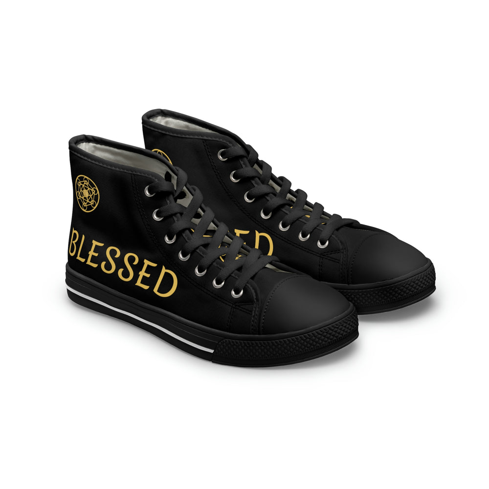 Blessed DYNYSTY - Women's High Top Sneakers - Black