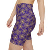 DYNYSTY - Women's Workout Shorts (AOP) - Purple