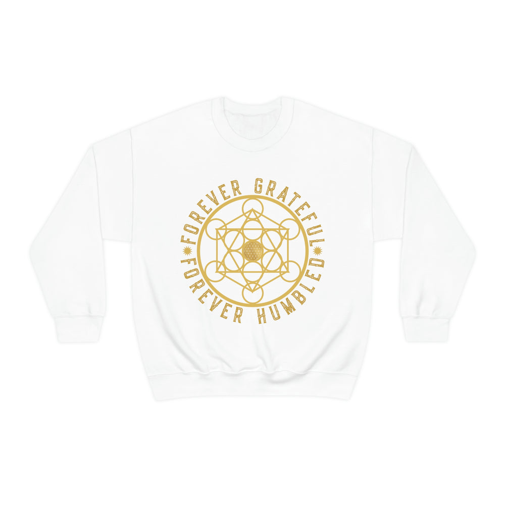 FOREVER GRATEFUL FOREVER HUMBLED - Unisex Heavy Blend™ Crewneck Sweatshirt
