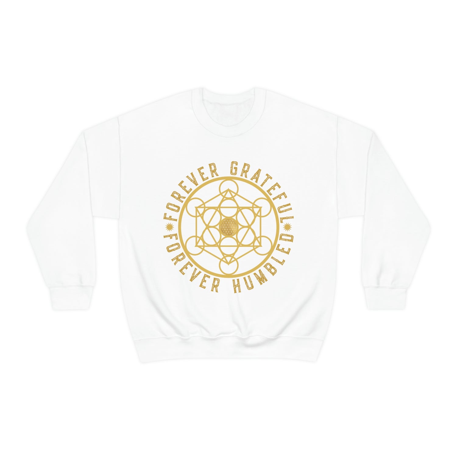 FOREVER GRATEFUL FOREVER HUMBLED - Unisex Heavy Blend™ Crewneck Sweatshirt