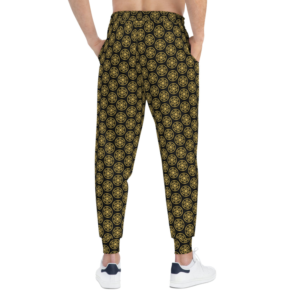 DYNYSTY - Athletic Joggers (AOP) - Black