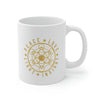 PEACE LOVE LIGHT INSIGHT - Ceramic Mug 11oz