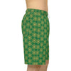 DYNYSTY - Athletic Long Shorts (AOP) - Green
